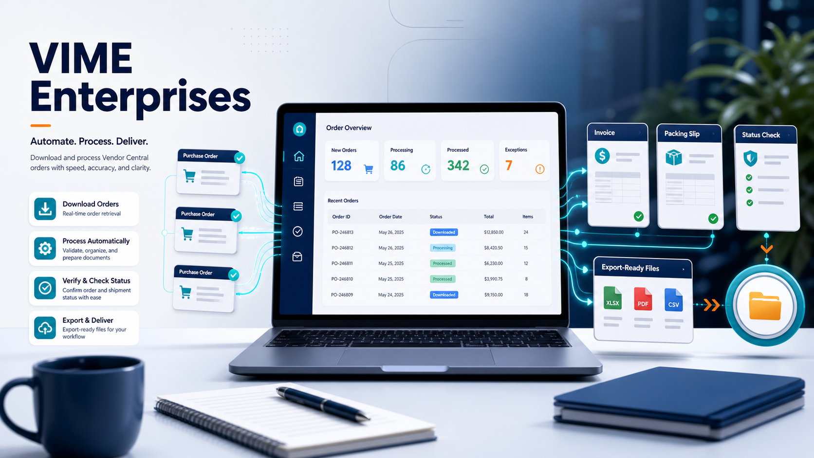 VC DF Processor — automate, process and deliver Vendor Central orders